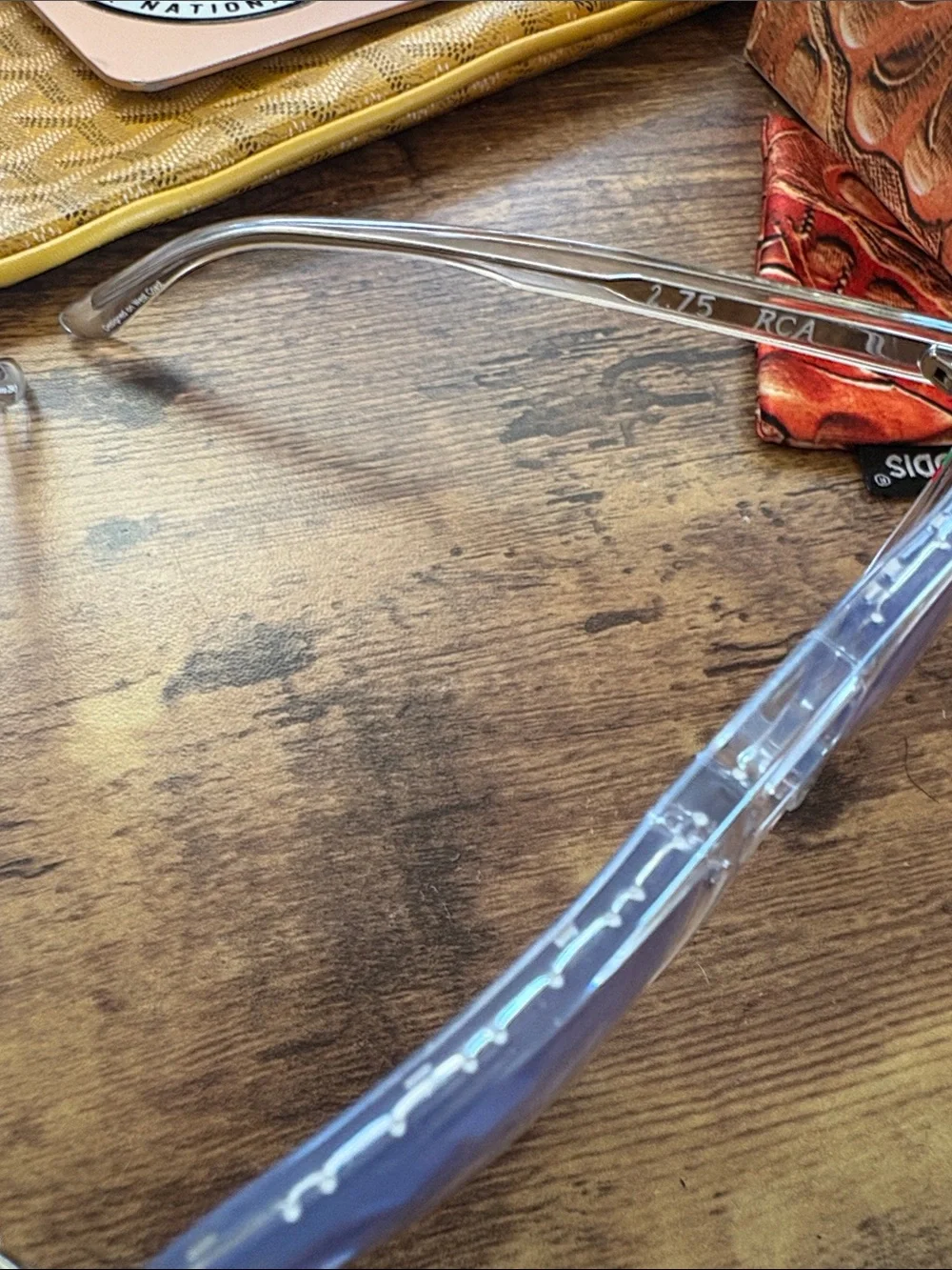 Caddis RCA Magnification 2.75  Transparent Aviator Glasses
